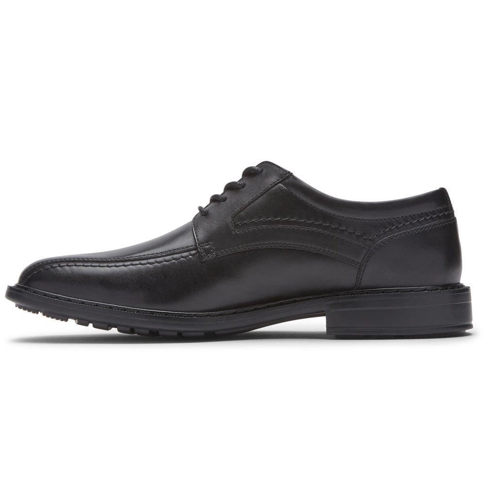 Rockport Mens Oxfords Black - Parsons Bike Toe - UK 456-PJVTDZ